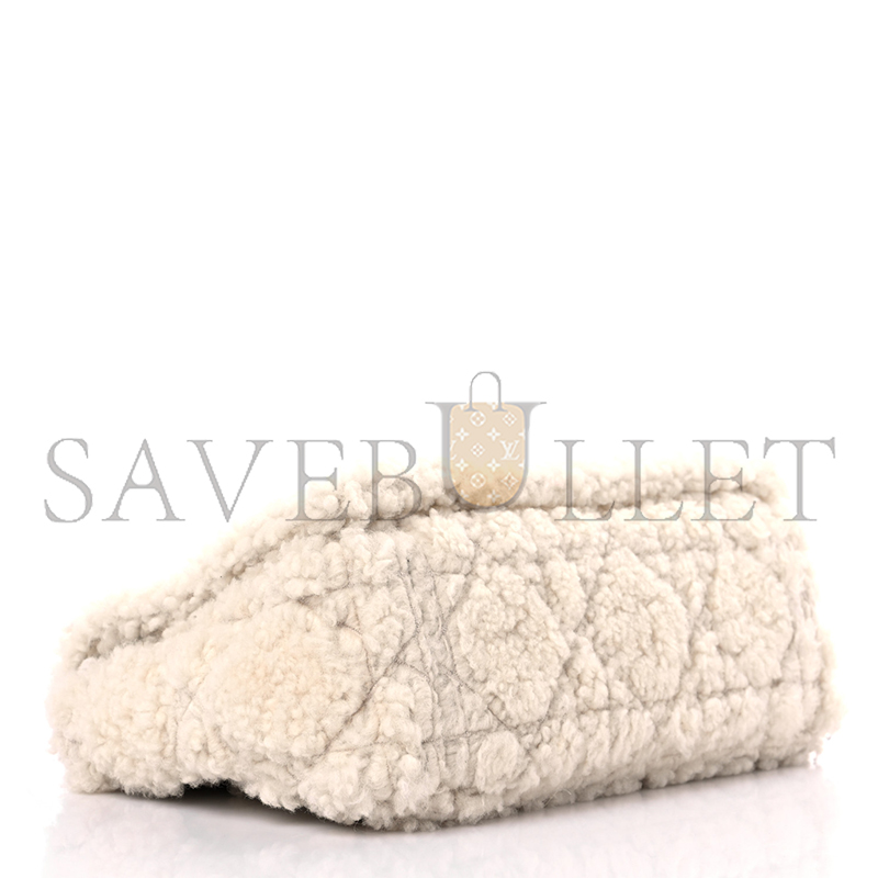 D*or shearling cannage medium caro bag natural m9242ummg-m925 (25*12*7cm)